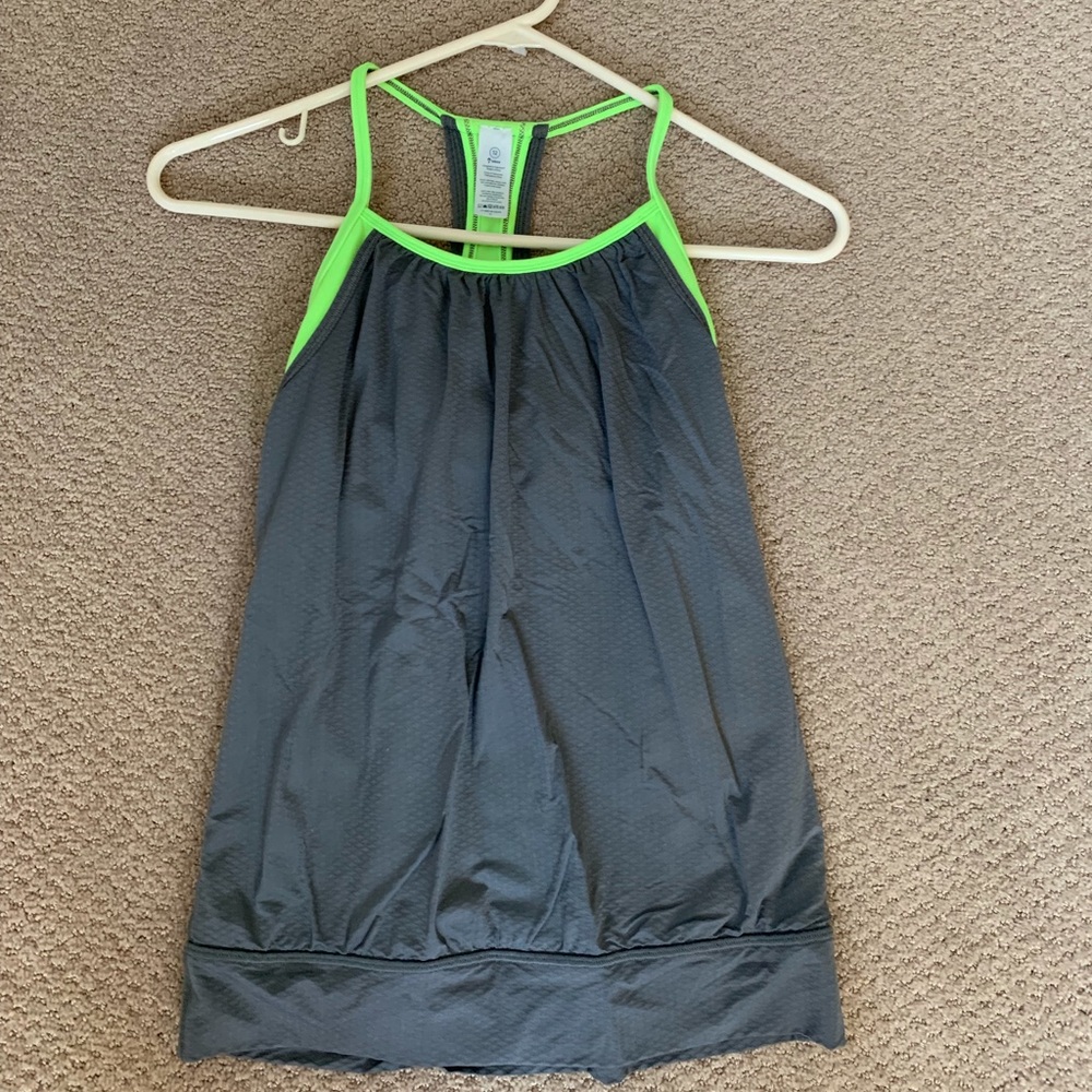 Ivviva Double Dutch Green and Grey Tank